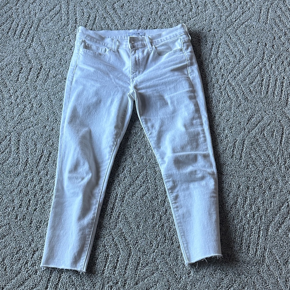 Joe's Jeans Women's Cropped White Jeans